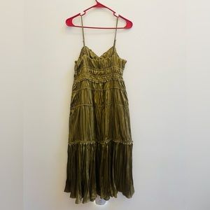 Vestique Boutique - Judy Midi Dress - Olive - Medium